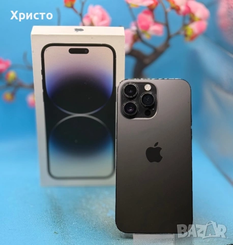 Apple iPhone 14 Pro Max, 128GB, 6GB RAM, 5G, Space Black  , снимка 3 - Apple iPhone - 54369247