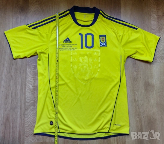 Scotland / Adidas - мъжка футболна тениска на Шотландия 2010, снимка 16 - Спортни дрехи, екипи - 51479178
