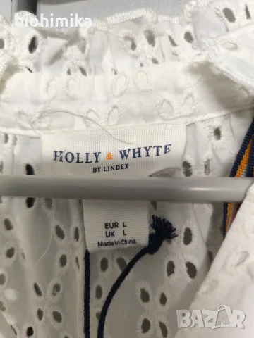 Рокля Holly&White L, снимка 3 - Рокли - 55353622