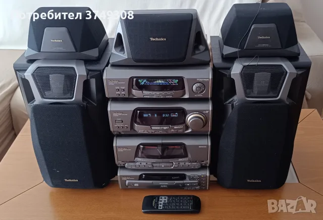 Рядък модел 5.1 аудио система Technics SC-EH600 – Пълен комплект, 160W колони