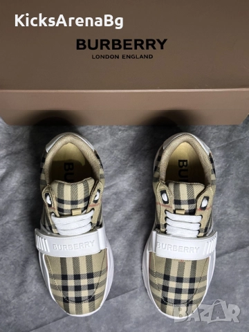 Дамски обувки Burberry Check, снимка 4 - Маратонки - 55325986