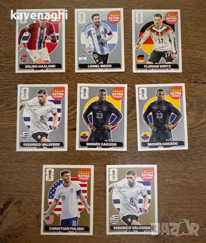 Продавам/Разменям: Екстра стикери от световното на Panini World Cup 2026, снимка 8 - Колекции - 55175355