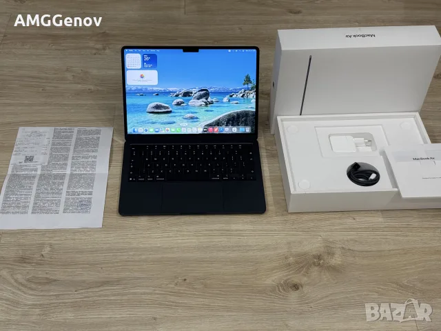 Като Нов 13.6’ Apple Macbook Air M4 16GB Ram 256GB SDD  100% Battry -Гаранция