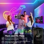 RGB неон лента 10м LETIANPAI App контрол IP65, снимка 3