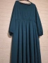 ДЪЛГА ТЪМНОЗЕЛЕНА РОКЛЯ 4XL, снимка 6