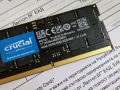 ГАРАНЦИЯ 16GB DDR5 RAM Crucial – 5600MHz (SODIMM за Лаптоп) рам памет 16гб CT16G56C46S5, снимка 2