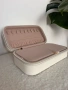 Кутия за бижута SONGMICS HOME, Органайзер за бижута с огледало, 10,1 x 20,7 x 6,4 см, Облачно бяло, снимка 3