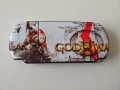 Sony PSP 3000 - Playstation Portable - качени много игри - ARK-4 God Of War Skin, снимка 3