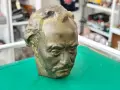 Месингов бюст Георги Димитров , снимка 1