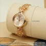 Дамски часовник-гривна Champagne Gold от неръждаема стомана, снимка 4