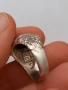 Три сребърни мъжки пръстена с черен камък , снимка 8