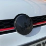 Черни емблеми за VW Golf 7,7.5 GTI / R – предна и задна (стъклен ефект), снимка 3