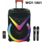 Караоке тонколона 18 инча с микрофон и дистанципонно WGY-1801, снимка 2
