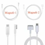 Кабел за макбук MagSafe 1 и 2 към USB-C за MacBook Air / Pro 45W 60W 85W, снимка 2