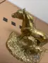 Антична месингова статуетка – кон с конче 🐎  Продавам красива антична месингова статуетка на кон , снимка 2