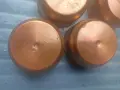 6 медни чашки с вътрешно калаено покритие, снимка 9
