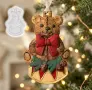 Молд коледна играчка за елха мече, снимка 2