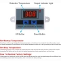 Дигитален термостат XH-W3001 220V 10A 1500W – Температурен контролер -50°C~110°C за инкубатор 10048, снимка 8