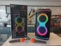 Преносима Bluetooth караоке тонколона Brodu BTS-2253 с 2 безжични микрофона, снимка 1