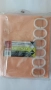 Завеса за баня 1,80х 1,80, бяла, оранжева, снимка 9