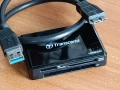 Transcend card reader,micro SD,SDHC,SDXC,CF, снимка 1