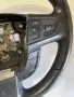 Волан черна кожа с бутони за управление на радиото за Peugeot 508 SW (2012) 96780478ZE OEM, снимка 2
