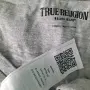 Оригинална дамска тениска с кристалчета лого TRUE RELIGION с остро деклоте, снимка 7