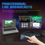 Basicolor N3 Macro Pad за компютър с тройни въртящи се копчета и 6 LCD бутона, USB-C, черен, снимка 3