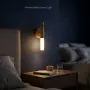 Безжична LED стенна лампа с магнитно закрепване, USB-C зареждане, 3 степени на яркост и топла светли, снимка 4