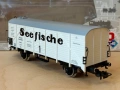 Товарен вагон PIKO 54540 Seefischkühlwagen HO влак, влакче, снимка 4