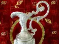 Италианска калаена ваза,кана,свещник,бокал,шедьовър. , снимка 5