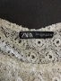 Zara къс потник с ресни, ХС/С, снимка 2