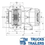 PTO Включвател OMFB за скоростна кутия ZF 8AP, снимка 3
