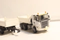 HERPA 1:87 H0 SCANIA САМОСВАЛ ГОНДОЛА КАМИОН МОДЕЛ КОЛИЧКА, снимка 7