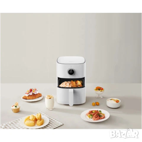 Фритюрник с горещ въздух Xiaomi Smart Air Fryer, 4.5 литра НОВ, снимка 3 - Фритюрници - 54479290