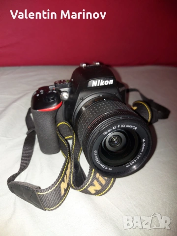 Фото апарат Nikon D5600-КАТО НОВ (само на 3267 кадъра)+ два обектива + оригинално зарядно 