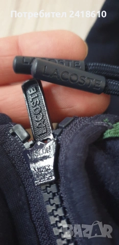Lacoste Classic Fit  Full Zip Hoodie Mens Size 4 - M НОВО! ОРИГИНАЛ! Мъжка Качулка с цял цип!, снимка 15 - Спортни дрехи, екипи - 53708571