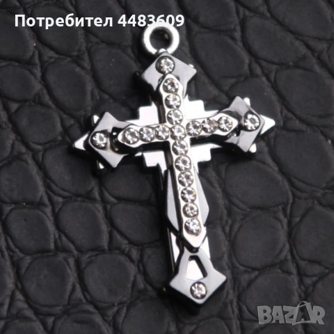 Колие " Троен Кръст ", снимка 5 - Колиета, медальони, синджири - 54370082