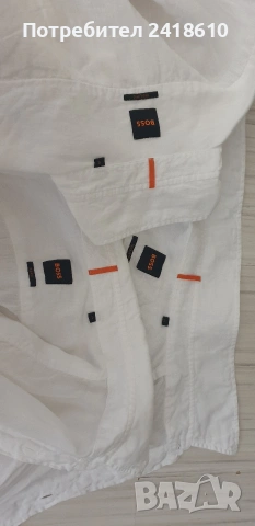 Hugo Boss Relegant_6 Len Regular Fit Mens Size M / XL НОВО! ОРИГИНАЛ! Мъжки Ленени Ризи.