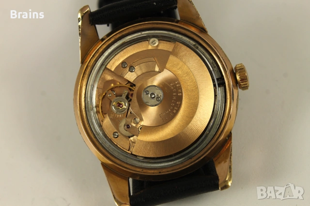 1950's ATLANTIC Automatic Позлатен Швейцарски Ръчен Часовник, снимка 8 - Мъжки - 54079774