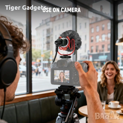 NEEWER VM10 Plug & Play Vlog Microphone – компактен микрофон за смартфони, камери и влогове, снимка 2 - Друга електроника - 54848534
