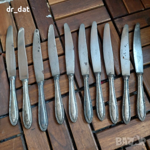 Посребрени прибори - непълен комплект, снимка 2 - Антикварни и старинни предмети - 54184876