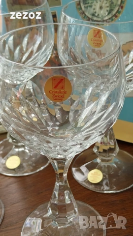 Кристални чаши за вино, снимка 6 - Чаши - 54109795