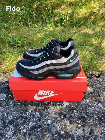 Nike Air Max 95 Black Aura Green, снимка 5 - Маратонки - 55453318
