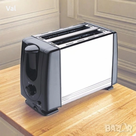 Тостер за 2 филии Termomax, 650W, метален, снимка 2 - Тостери - 54814166