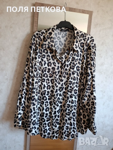 Риза леопардов принт, снимка 7 - Ризи - 54262477