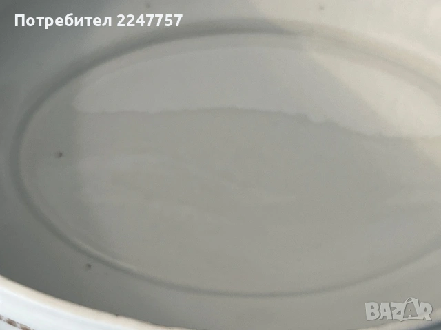 Терин с квадратна чиния порцелан, снимка 7 - Антикварни и старинни предмети - 54179609