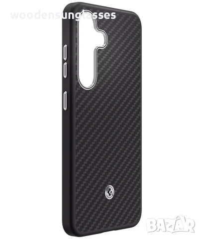Кевларен карбон калъф кейс Spigen Enzo Aramid MagSafe Black Silver Case за Samsung Galaxy S25+, снимка 13 - Калъфи, кейсове - 55184803