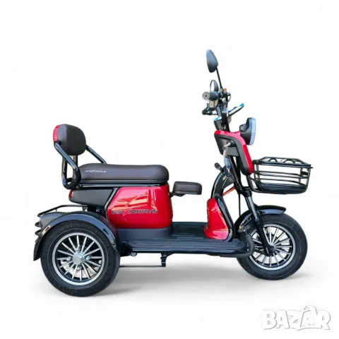 Нова Мощна Електрическа Триколка Max Motors Grand Pudding 2000W / 60V 25Ah, снимка 15 - Инвалидни скутери - 55503715