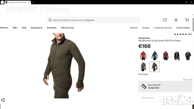 Woolpower 70% Merino Wool Sweater размер M / L за лов риболов горница 70% Мерино вълна - 2687, снимка 2 - Екипировка - 54769851
